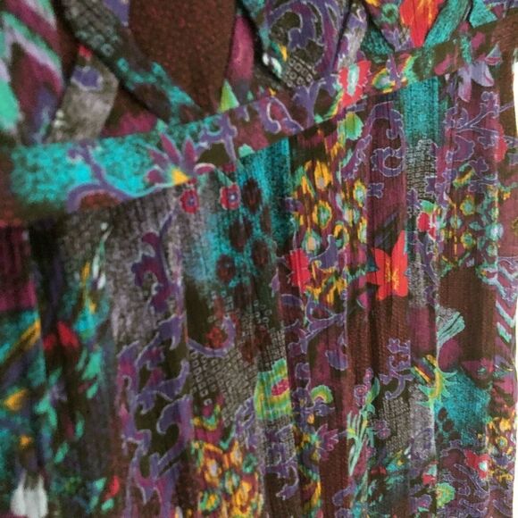 Worthington Plus Size Pleated Maxi Dress Size 20W - Picture 7 of 10